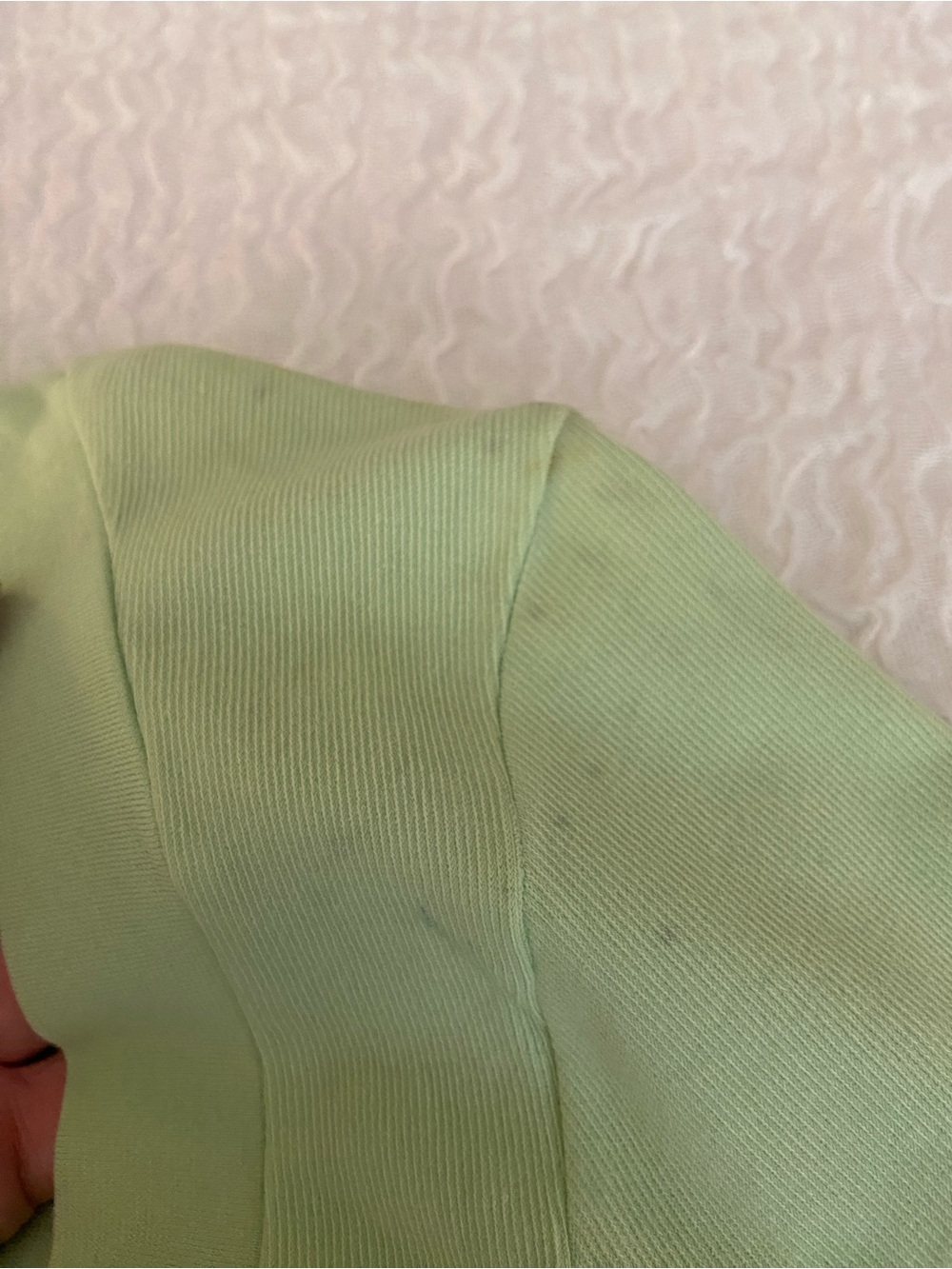 NWT INTIMATELY FREE PEOPLE LONG SLEEVE RIBBED HENLEY GREEN SHIRT SIZE M/L - Picture 4 of 8